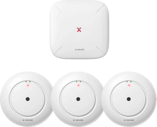 X-Sense išmanus vandens nuotėkio jutiklis SWS54 (bazė SBS50 + 3× SWS51)