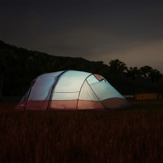 Comfortable bedroom for 4 people with mosquito net
