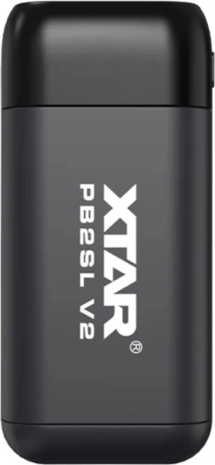 XTAR PB2SL V2 įkroviklis ir powerbankas Li-ion elementams