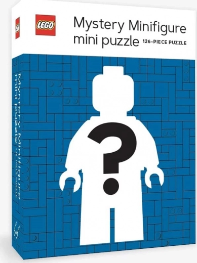 Dėlionė LEGO paslaptinga minifigūrėlė 126 dalių – Mėlyna