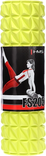 Masažinis putų volas HMS FS205 45 cm – geltonas