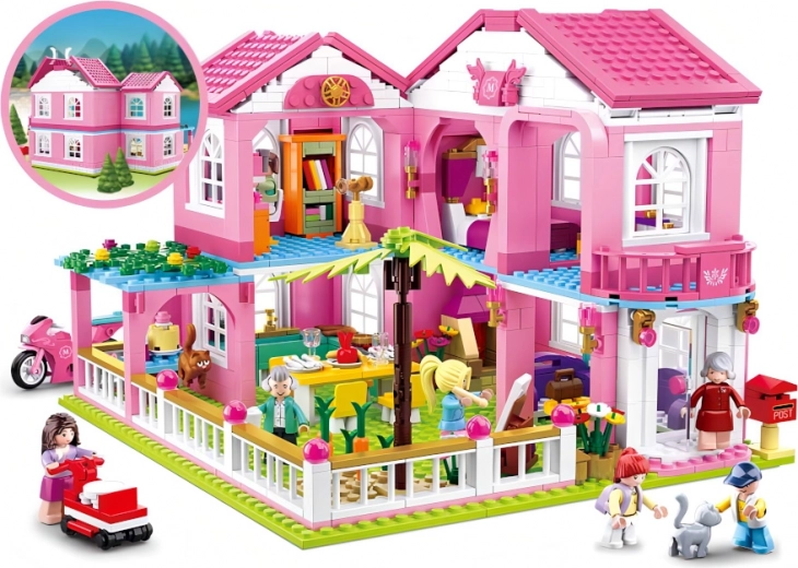 896 detalių ir 7 figūrėlės turiningam žaidimui