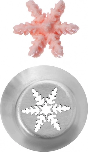 Precise snowflake patterns with one press