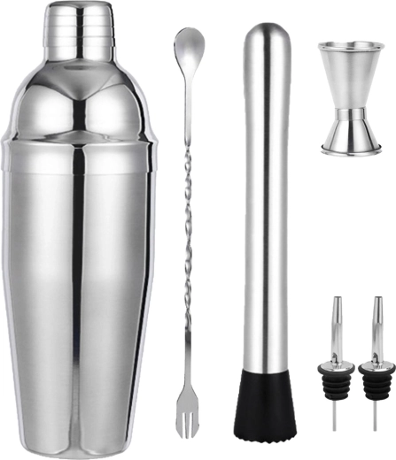 Complete set for home and professional cocktails