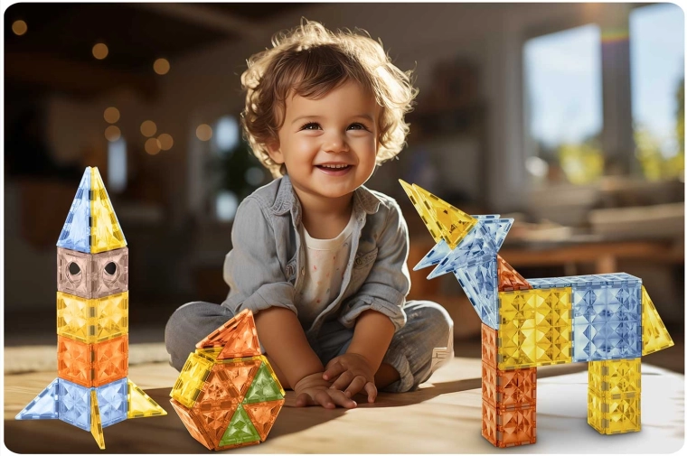Develop motor skills, coordination, and creativity through play