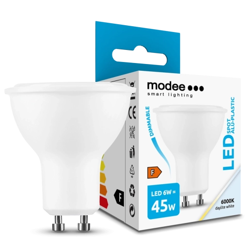 LED bulb GU10 6W 550 lm cool white, dimmable