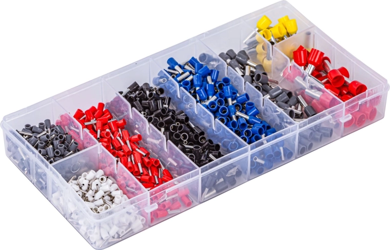 800 pieces of ferrules in the most commonly used sizes