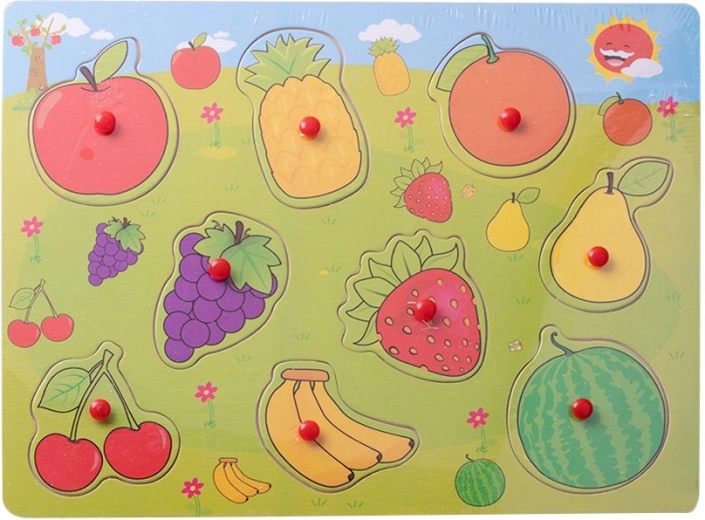 Vaikiška dėlionė „Vaisiai“
