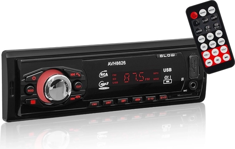 Automobilinė BLOW radija su USB ir „Bluetooth“
