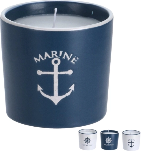 Didelė žvakė keraminiame inde SEA