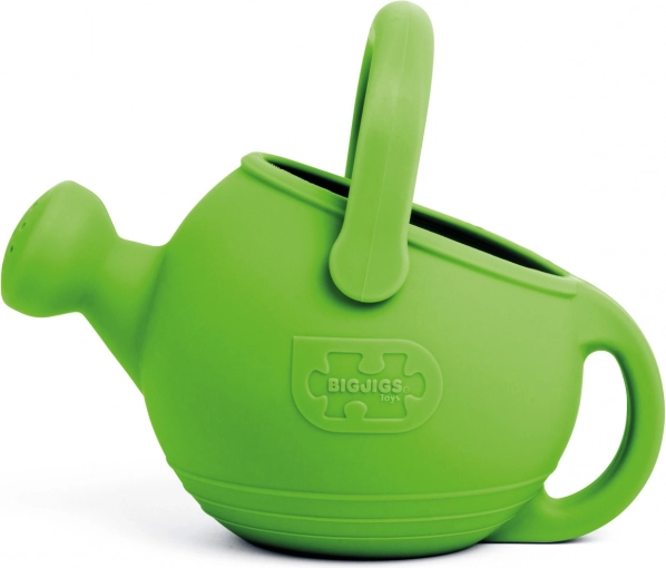 Vaikiška silikoninė laistytuvė vandeniui BIGJIGS Toys, žalia meadow