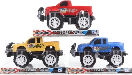 Visureigis automobilis su inercine pavara – plastikinis džipas 20 cm