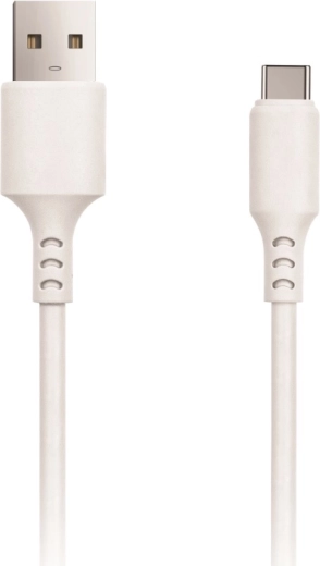 Setty USB–USB‑C cable 3 m, 2 A, white