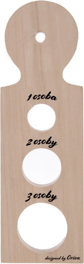 Wooden spaghetti portion measurer