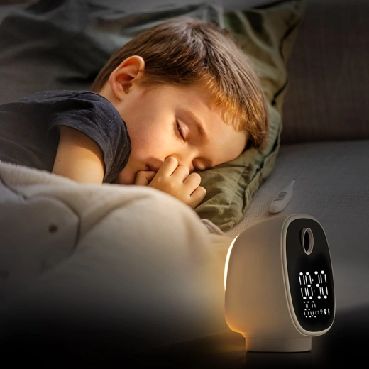 Night light and lullabies for peaceful falling asleep