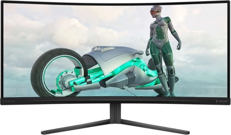Curved 34" gaming monitor VA, 180 Hz, HDMI x2, DP x2