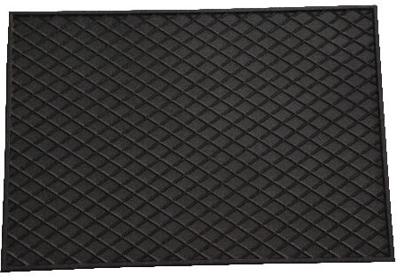 Rubber Doormat 40 × 50 cm – large, black