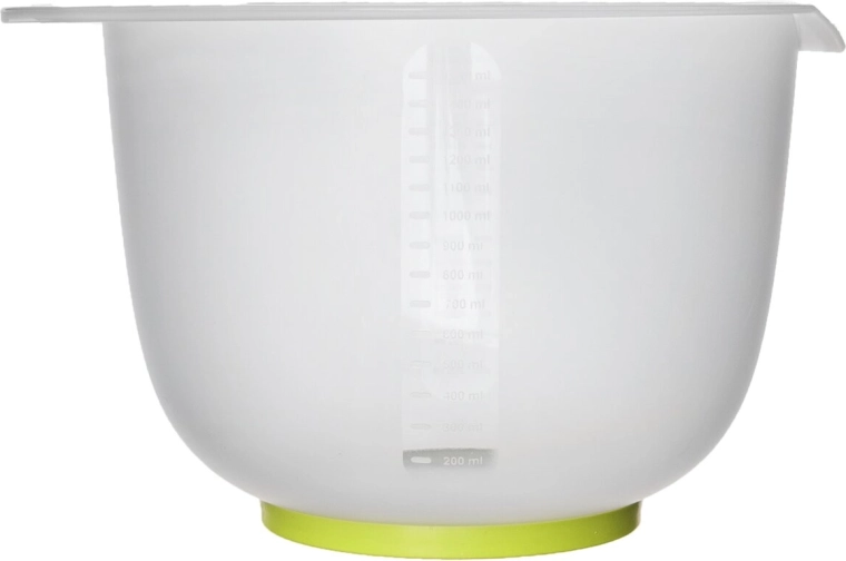Measuring scale directly on the bowl