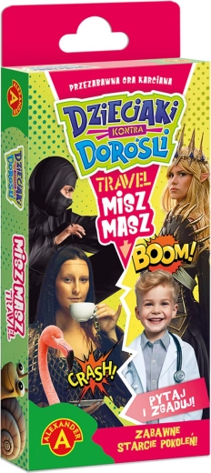 Misz Masz Kids vs Adults Travel – travel family game