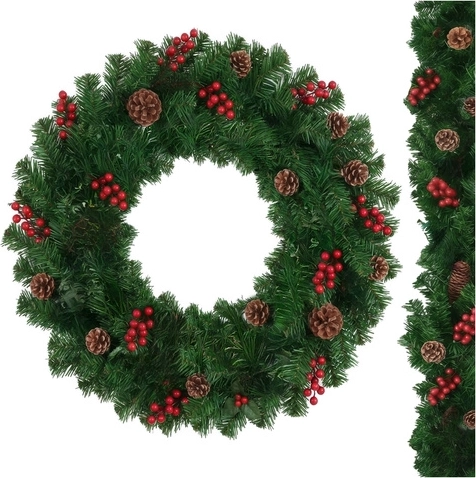 Natūralus grožis su uogomis ir kankorėžiais