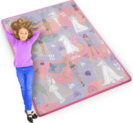 Ritinama piešiamoji putų kilimėlio pagrindas 120 × 92 × 0,3 cm RICOKIDS Fashion
