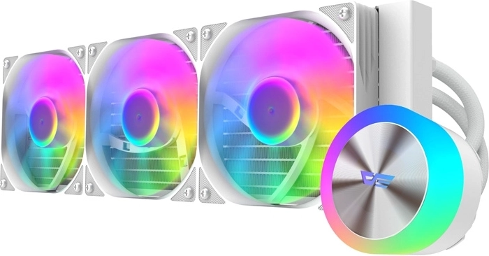 DarkFlash DG360 White 360 mm ARGB CPU Liquid Cooler