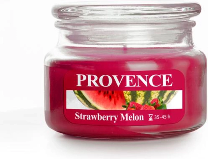 Scented candle in glass PROVENCE strawberry and melon 200 g