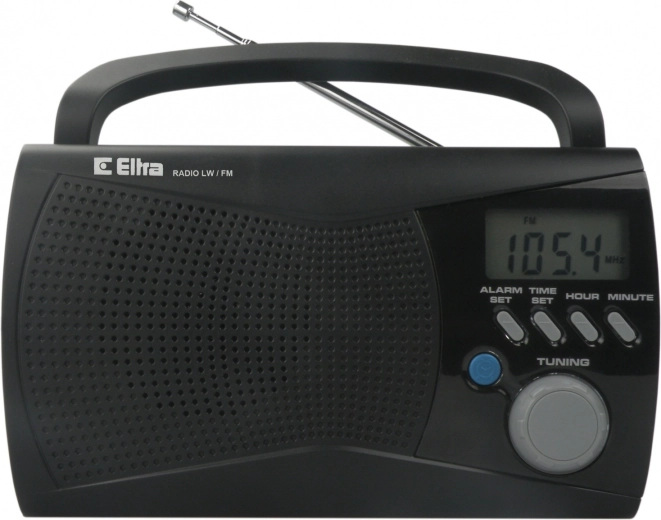 Portable radio with LCD display KINGA 2 black