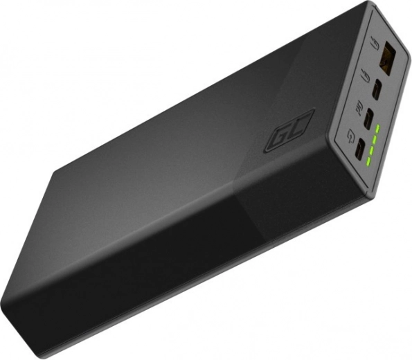 Išorinė baterija Green Cell PowerPlay 20000mAh 22,5W juoda