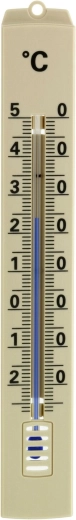 Indoor/Outdoor Analog Thermometer TFA, brown plastic