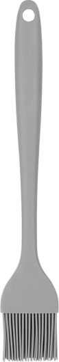 Altom Design silicone kitchen basting brush, grey, 26.5 × 4.5 cm