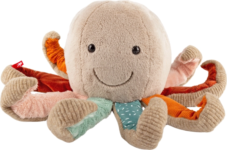 Sigikid first plush patchwork octopus 26 cm
