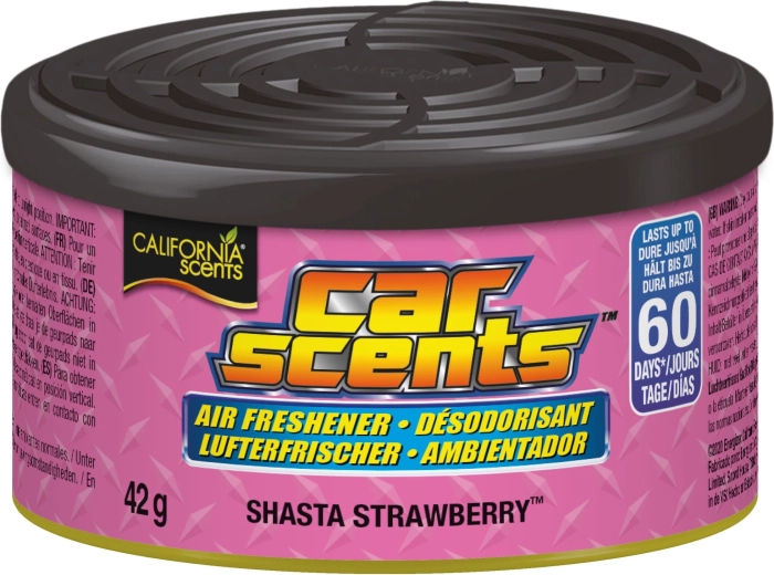 California Scents Shasta Strawberry – automobilio kvapas skardinėje