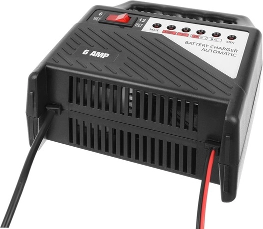 6 V / 12 V jungiklis skirtingiems akumuliatoriams