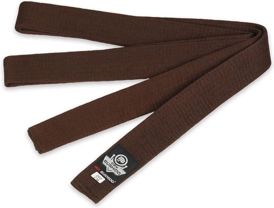 Rudas diržas kimonui DBX BUSHIDO OBI – Kodas 341165-7