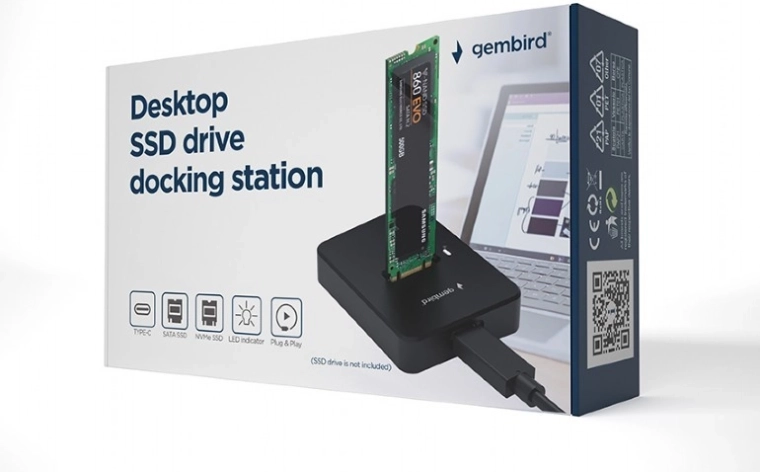 Dokavimo stovas M.2 SATA ir NVME diskams (USB-C)