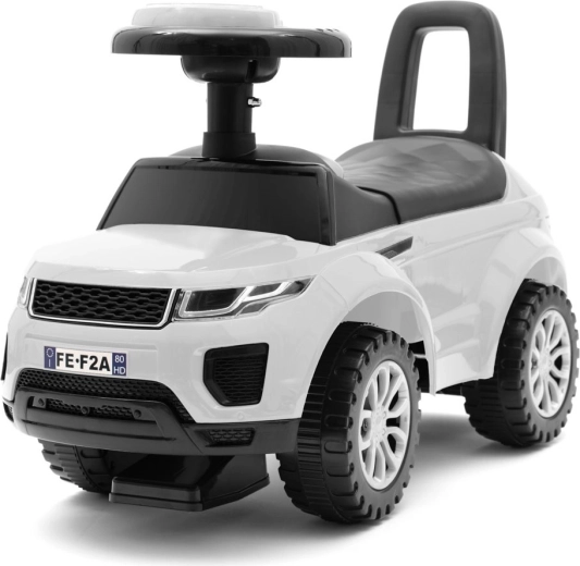 Vaikiška paspiriamoji mašinėlė SUV BABY MIX – balta