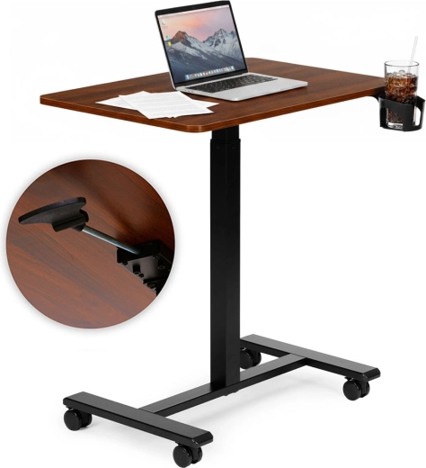 Mobile height-adjustable laptop table ModernHome 70 × 48 cm