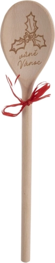 Medinė ovali virtuvinė mentelė „Vánoce“ 30,5 cm – 1 vnt.