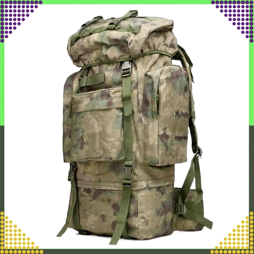 Taktinė turistinė kuprinė 65 l camouflage