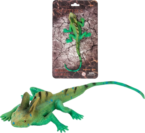 Gyvoji gamta: realistiškas driežo bazilisko modelis (27 cm) – 1 vnt.