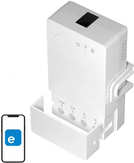 Smart Wi‑Fi Switch for Temperature and Humidity Monitoring Sonoff THR316 – Original