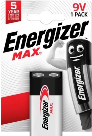Alkaline Battery 9V ENERGIZER MAX