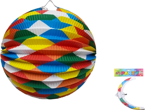 Popierinis žibintas kamuolys 25 cm