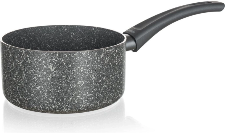 Aliumininis puodukas su nepridegančia danga GRANITE Grey 16 cm