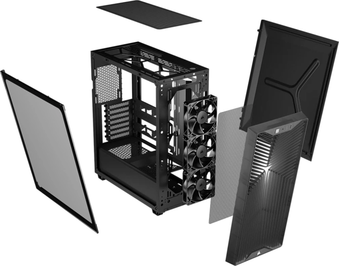 Support for 360 mm AIO liquid cooling