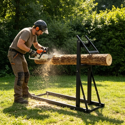 Safer wood cutting