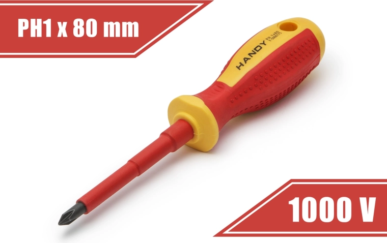 Insulated PH1 Screwdriver 80 mm