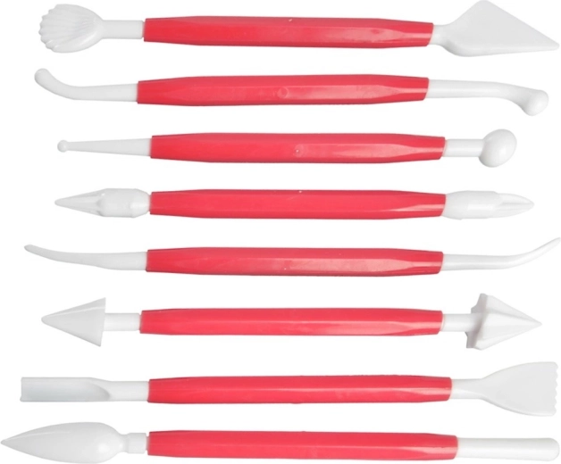 Set of Modeling Spatulas for Cakes, 8 pcs