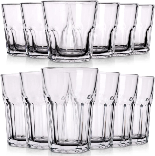 Gėrimų stiklinių rinkinys 230/330 ml, 12 vnt.